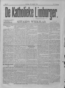  1894- 51 Katholieke Limburger, 33e jaargang, 22 december 1894